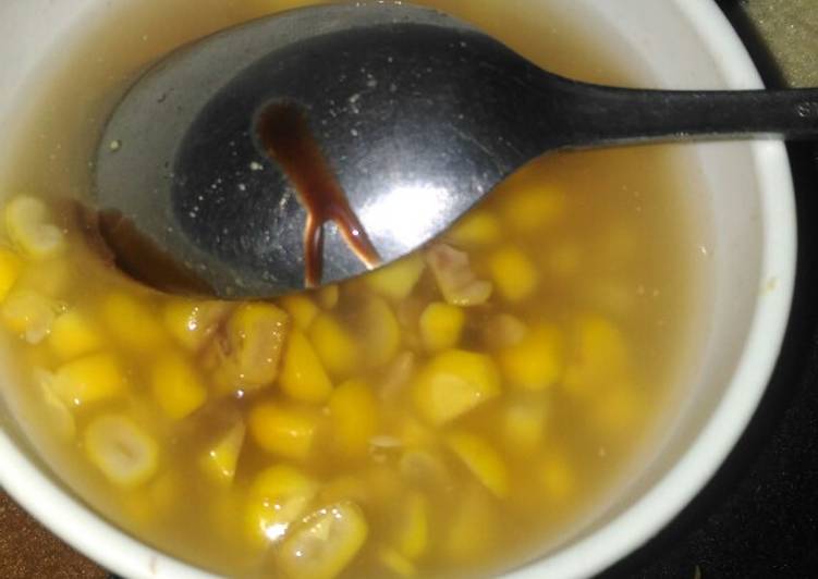 Jakusu (Jagung Kuah Susu) Cokelat