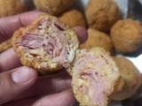 Bolitas de jamón y queso 👏