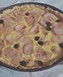 Tarta de crema pastelera y peras 🍐🍐