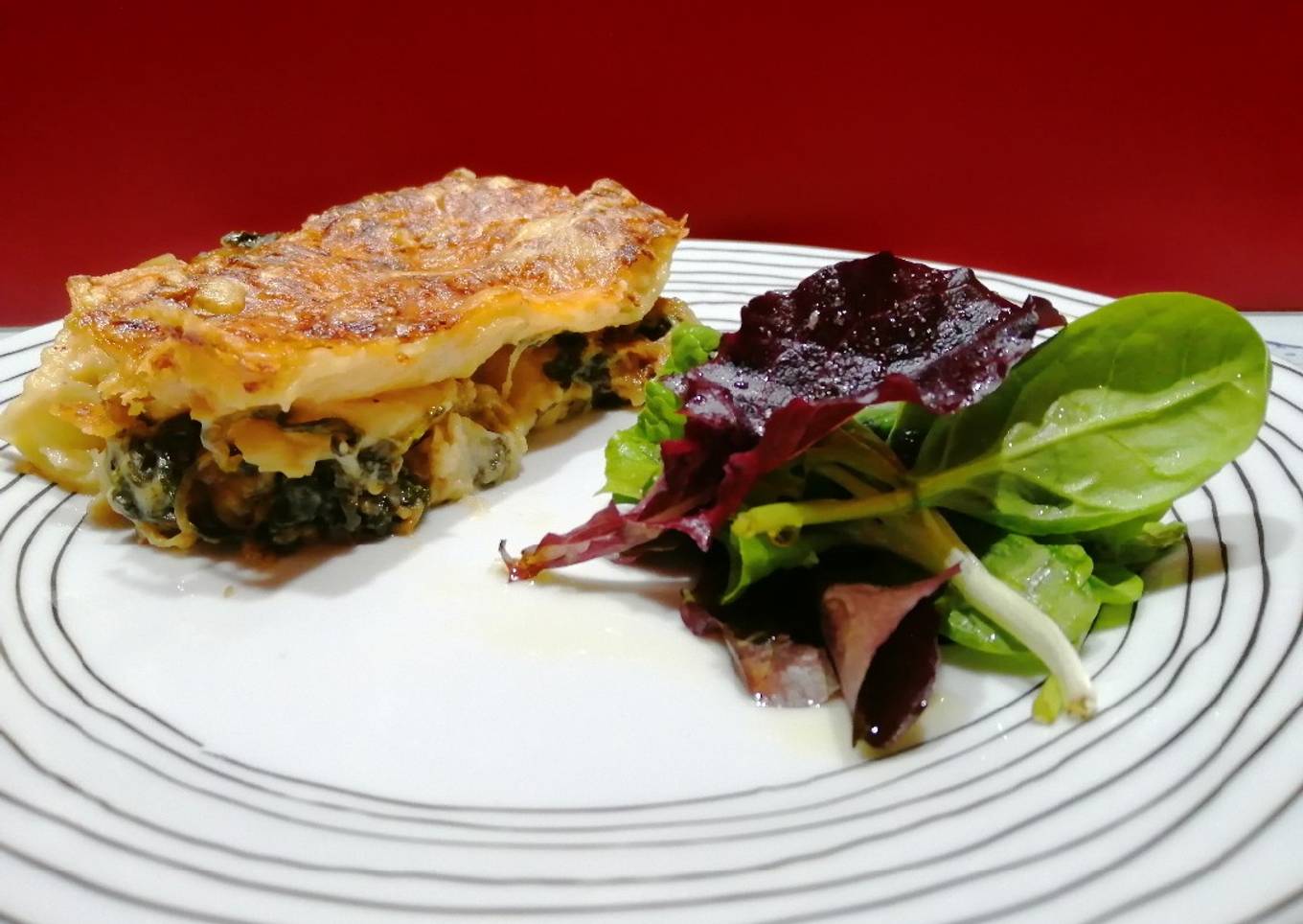 🌱Lasagne chèvre🔸épinard