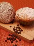 Muffin con gocce di cioccolato