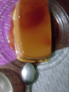 Una foto de Flan de café sin huevo ni horno