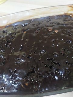 عکسی از دستور کیک خیس شکلاتی