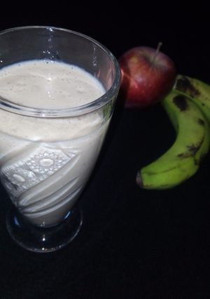 A picture of Apple And Banana Smoothie.