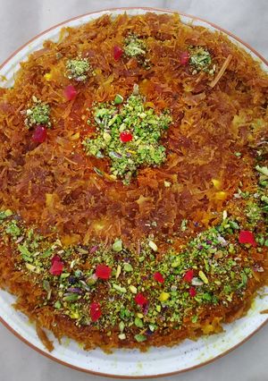 A picture of Kunafa.