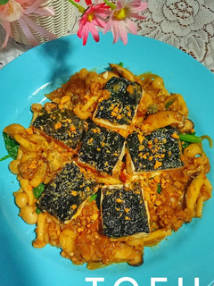 Foto resep Tofu Nori Poiling Siram Jamur Shimeji