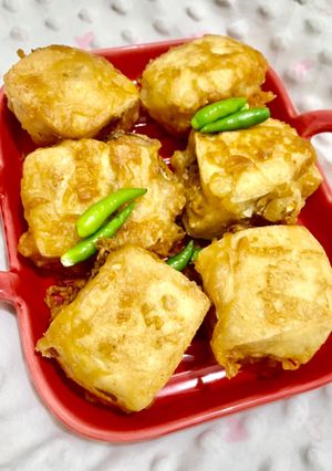 Foto resep Tahu goreng isi sayuran