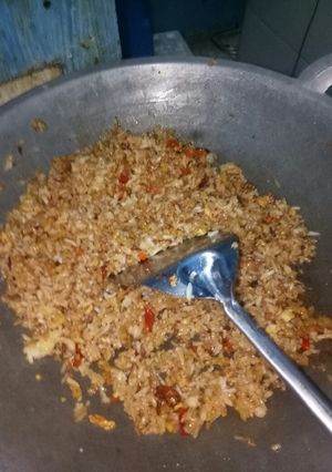 Foto resep Nasi goreng bumbu iris males ngulek/blender