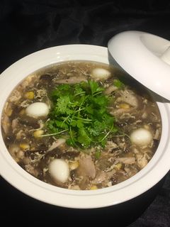Hình của món 🍲Chicken soup (soup gà) 🐓🥄🥇🏵.