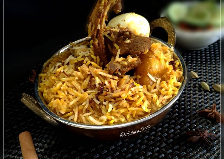 Recipe of Favorite Kolkata Special Mutton Dum Biryani