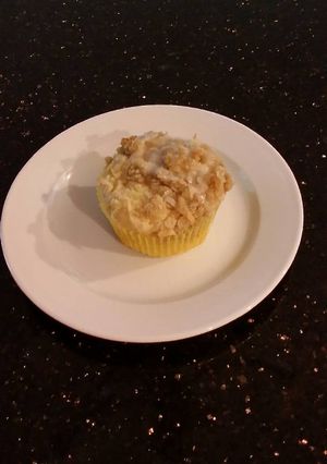 A picture of Lemon Coconut Crumb Muffins.