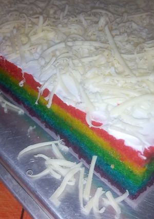Foto resep Rainbow cake