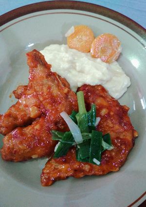 Foto resep Spicy chicken wings (ala richeese factory) 😋