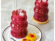 Gambar minuman daun mint dan mangga
