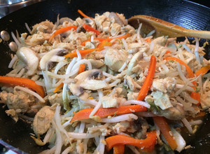 Una foto de Shapsui de pollo