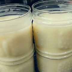 A picture of Banana milk shake.