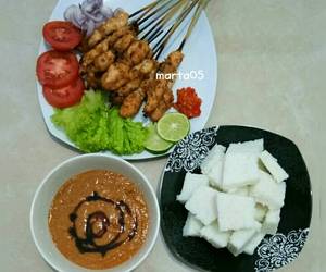 Fresh, Memasak Sate Ayam (modifikasi bumbu gado2) #pr_homemadestreetfood Enak Sederhana