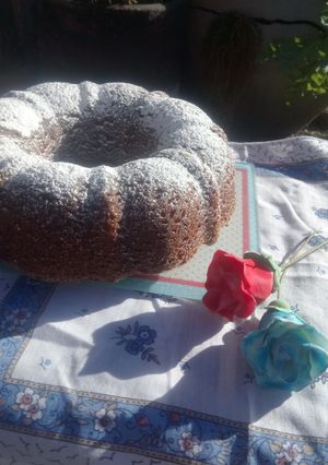 Una foto de Bizcochuelo de Manzanas y Nueces