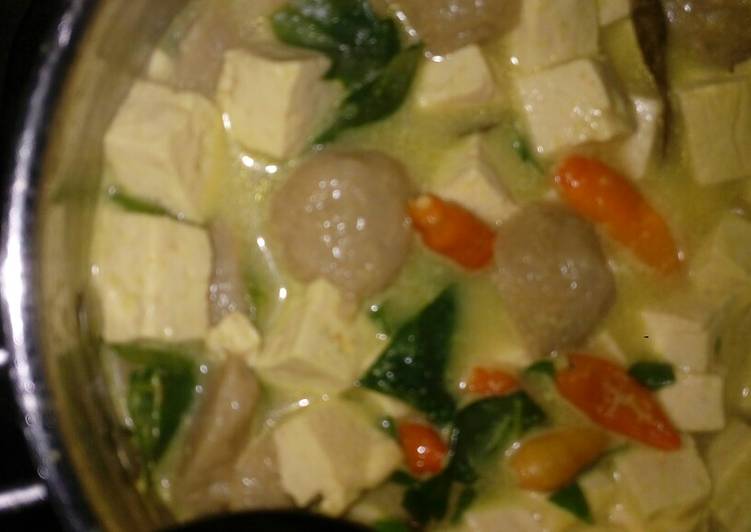 49. Kari tahu bakso daun so