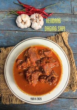 Foto resep Rendang daging Sapi