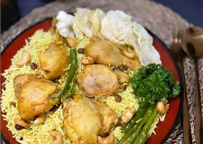 Nasi Bryani Ayam ala Mama Muntaz