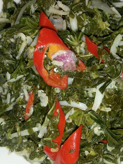 Foto resep Tumis daun singkong teri medan