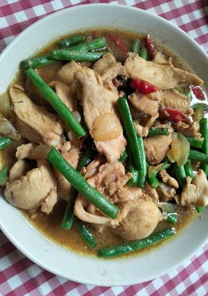 Foto resep Asem Asem Buncis Dada Ayam
