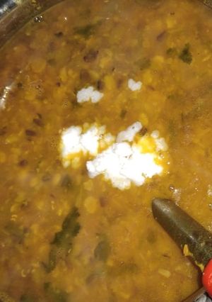 A picture of Fried Dal.