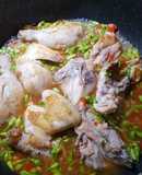 Pollo en crema