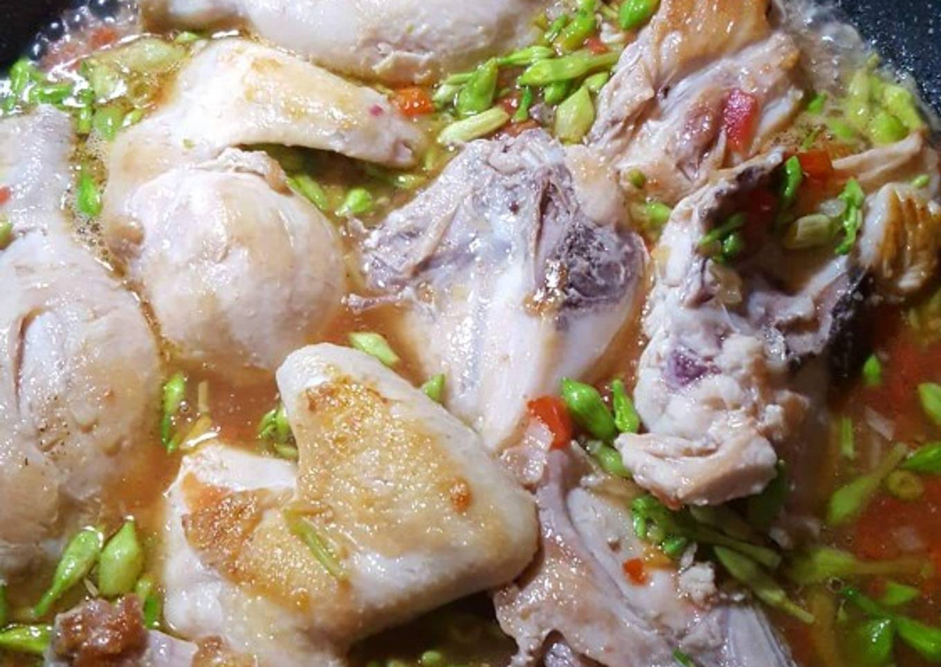 Pollo en crema