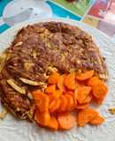 Tortilla de tallarines (sobrantes)