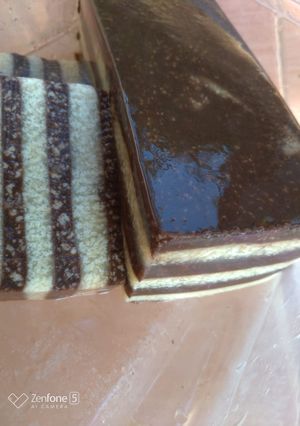 Foto resep Pudding zebra full lumut