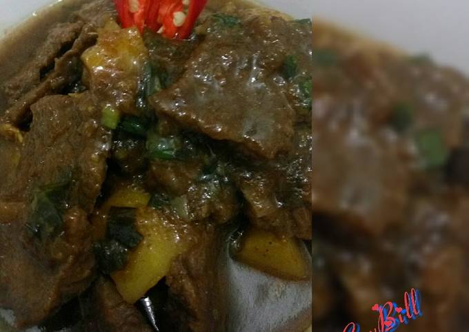 Semur Daging tanpa kayu manis