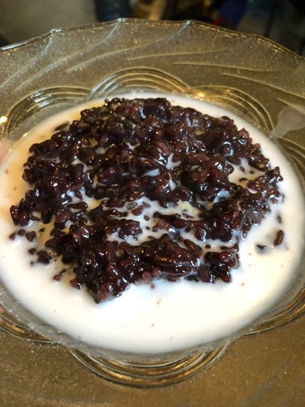 Langkah Gampang Menyiapkan Resep Bubur ketan item (mudah dan cepat dibikinnya 😊) yang Uenak Anti Ribet, Mantap Sekali