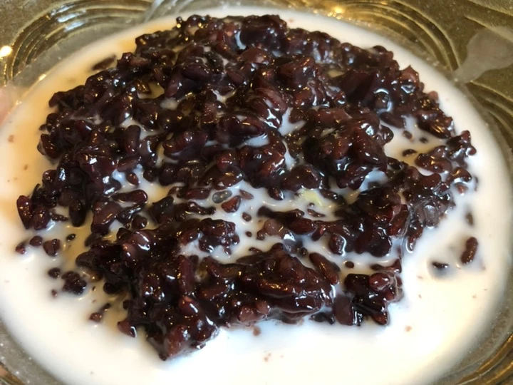 Langkah Gampang Menyiapkan Resep Bubur ketan item (mudah dan cepat dibikinnya 😊) yang Uenak Anti Ribet, Mantap Sekali