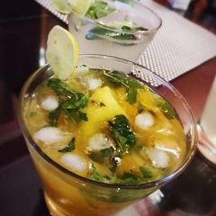 A picture of Pineapple Mojito Mocktail.
