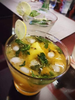 A picture of Pineapple Mojito Mocktail.