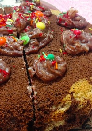 عکسی از دستور کیک زبرا