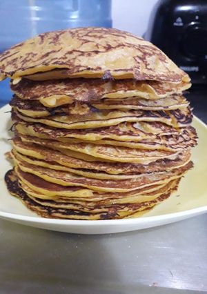 Una foto de Panquecas/Hotcakes de calabaza