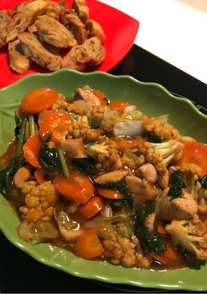 Foto resep Capcay Goreng Merah