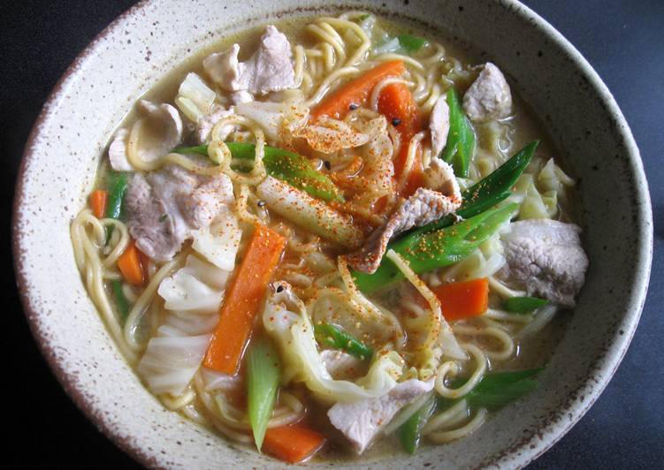 Recipe of Super Quick Homemade ‘Nikomi’ Simmered Miso Ramen