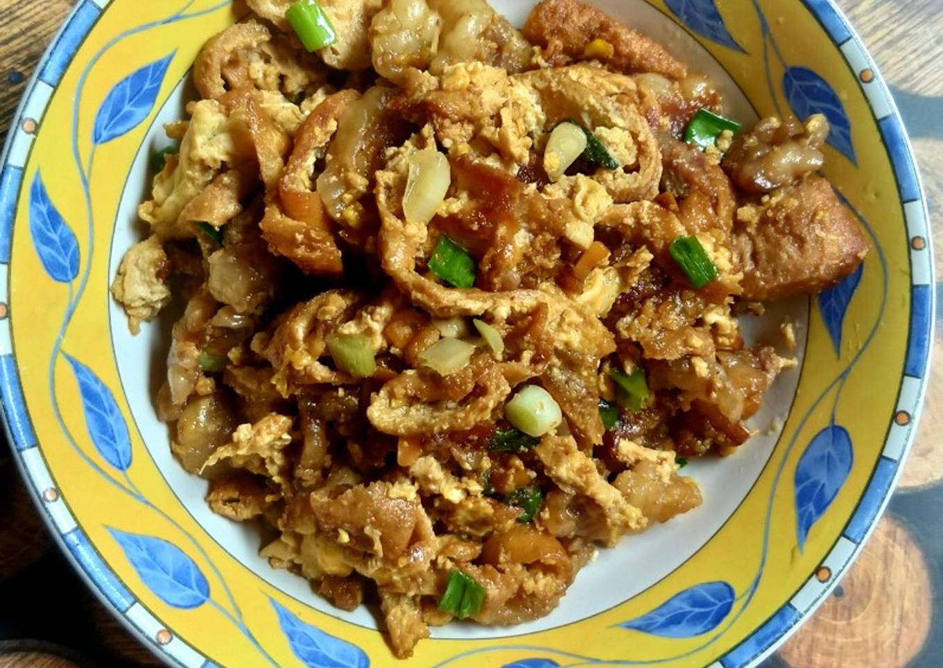 Lemak Sapi Tahu Pong masak Kecap