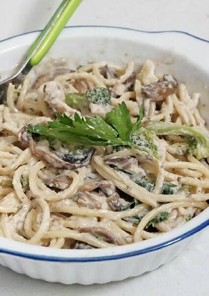 Foto resep Creamy Broccoli & Chicken Pasta