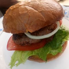 American burger A picture of American burger.