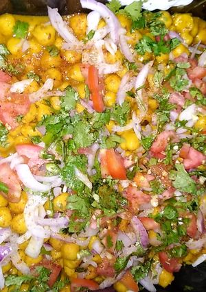 A picture of Channa chaat #iftardiaries.