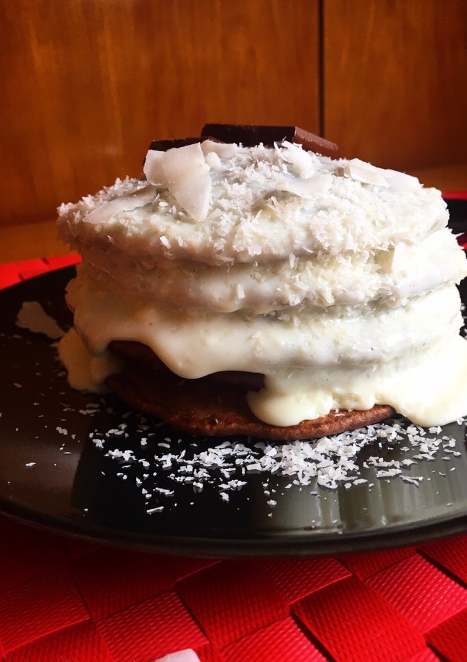 Una foto de Tortitas bounty fit