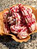 Helado de fresa en la ninja creami