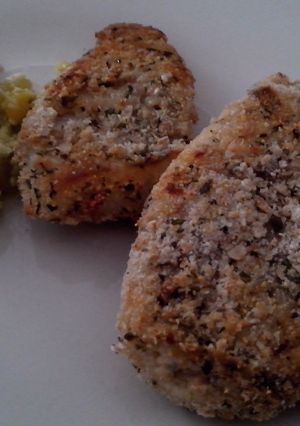 Una foto de Pescado saludable y revuelto de zapallitos 🐟
