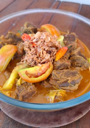 Foto resep Tongseng Sapi Kuah Santan Gurih (1 kg Daging)