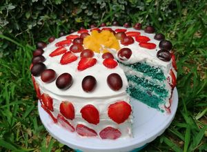 Una foto de Blue velvet frutal